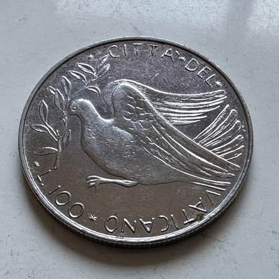 🌹外币初藏🌹🐯2025年第147场  每周二四六晚8️⃣点 接代拍 - 梵蒂冈1974年100里拉