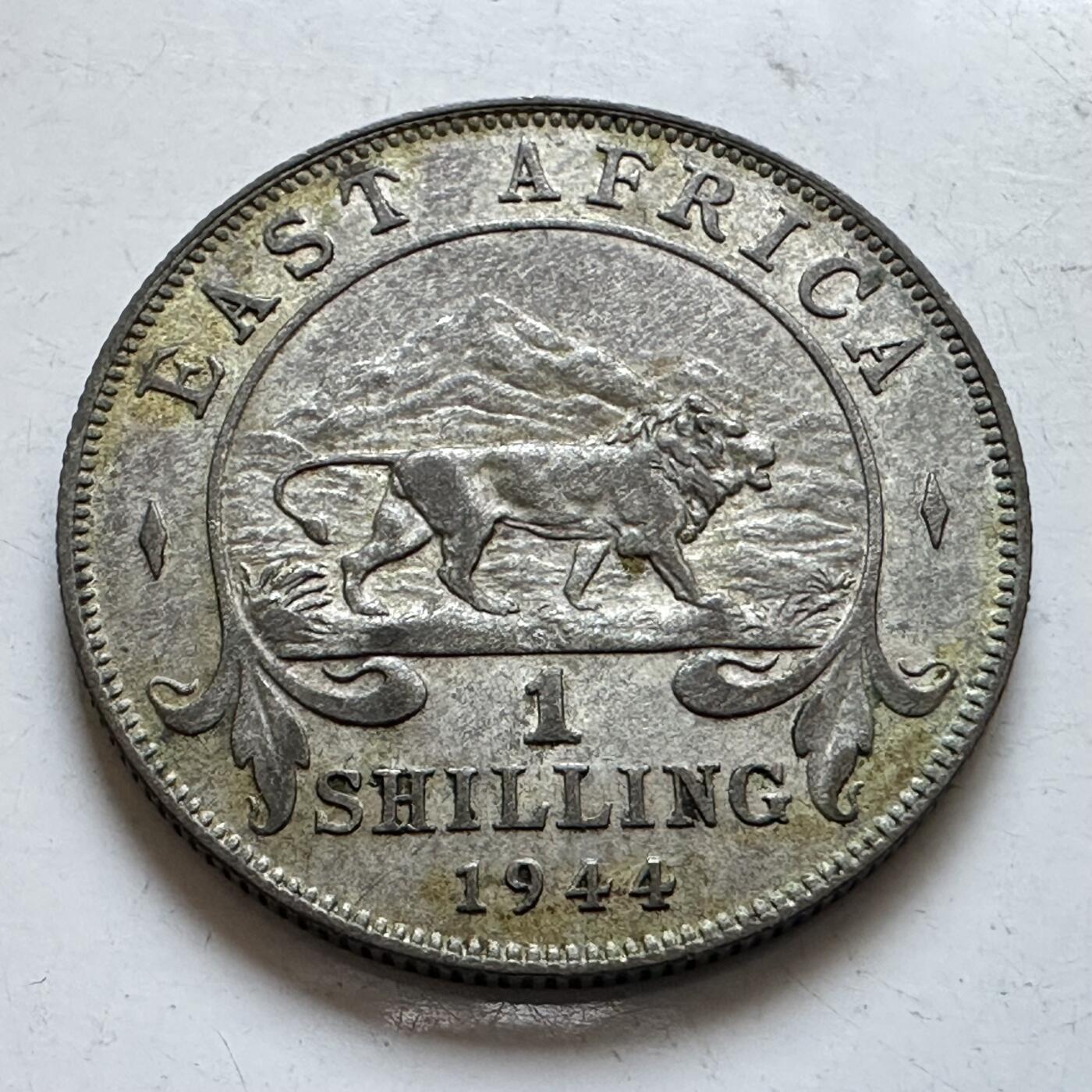 🌹外币初藏🌹🐯2025年第147场  每周二四六晚8️⃣点 接代拍 英属东非1944年1先令银币 a