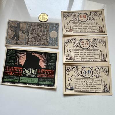 🌹外币初藏🌹🐯2025年第147场  每周二四六晚8️⃣点 接代拍 - 德国一战时期紧急币—5