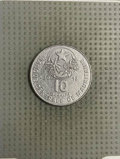 2025年第150场各国散币拍卖（总第150场） - 毛里塔尼亚2012年10乌吉亚