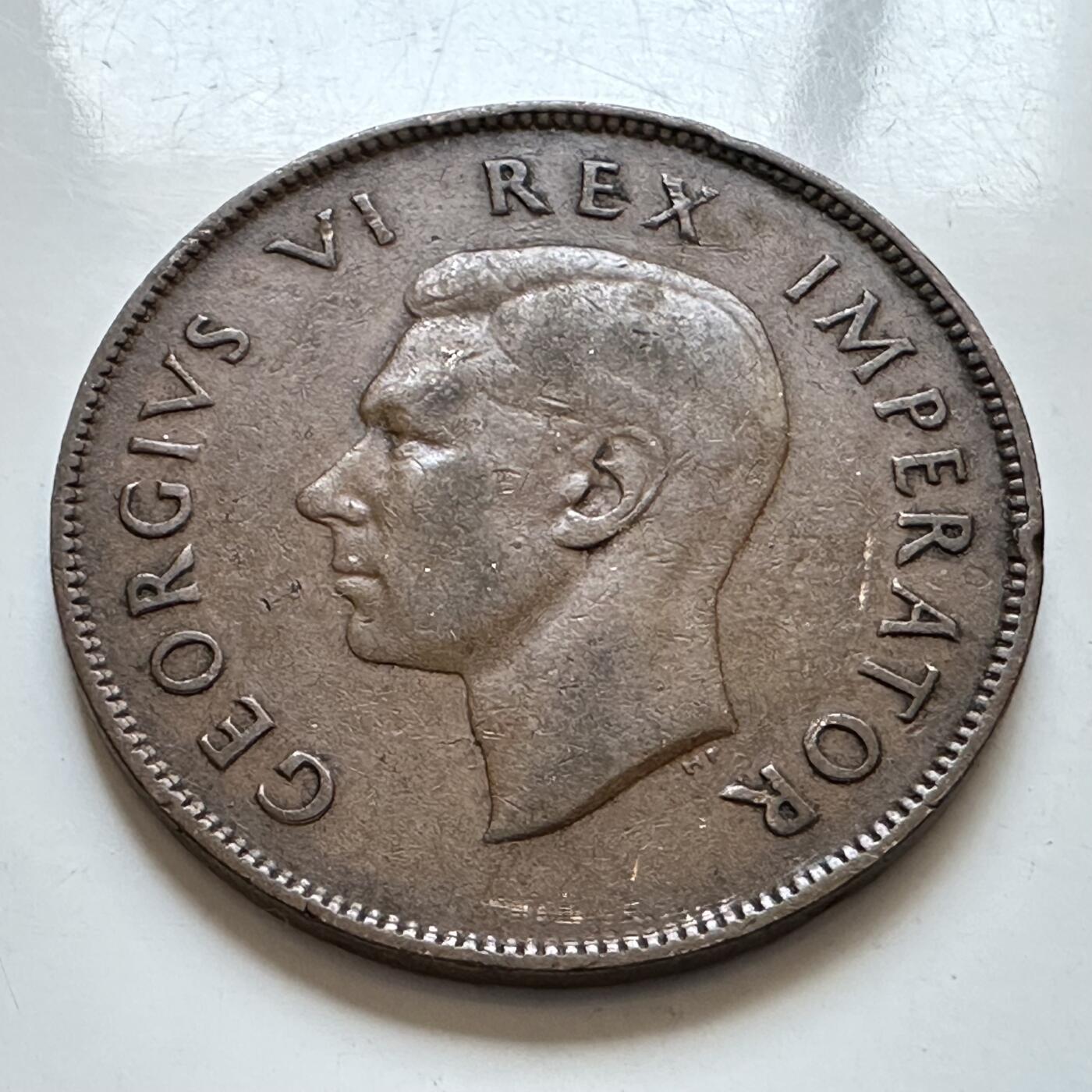 🌹外币初藏🌹🐯2025年第147场  每周二四六晚8️⃣点 接代拍 南非1945年一便士