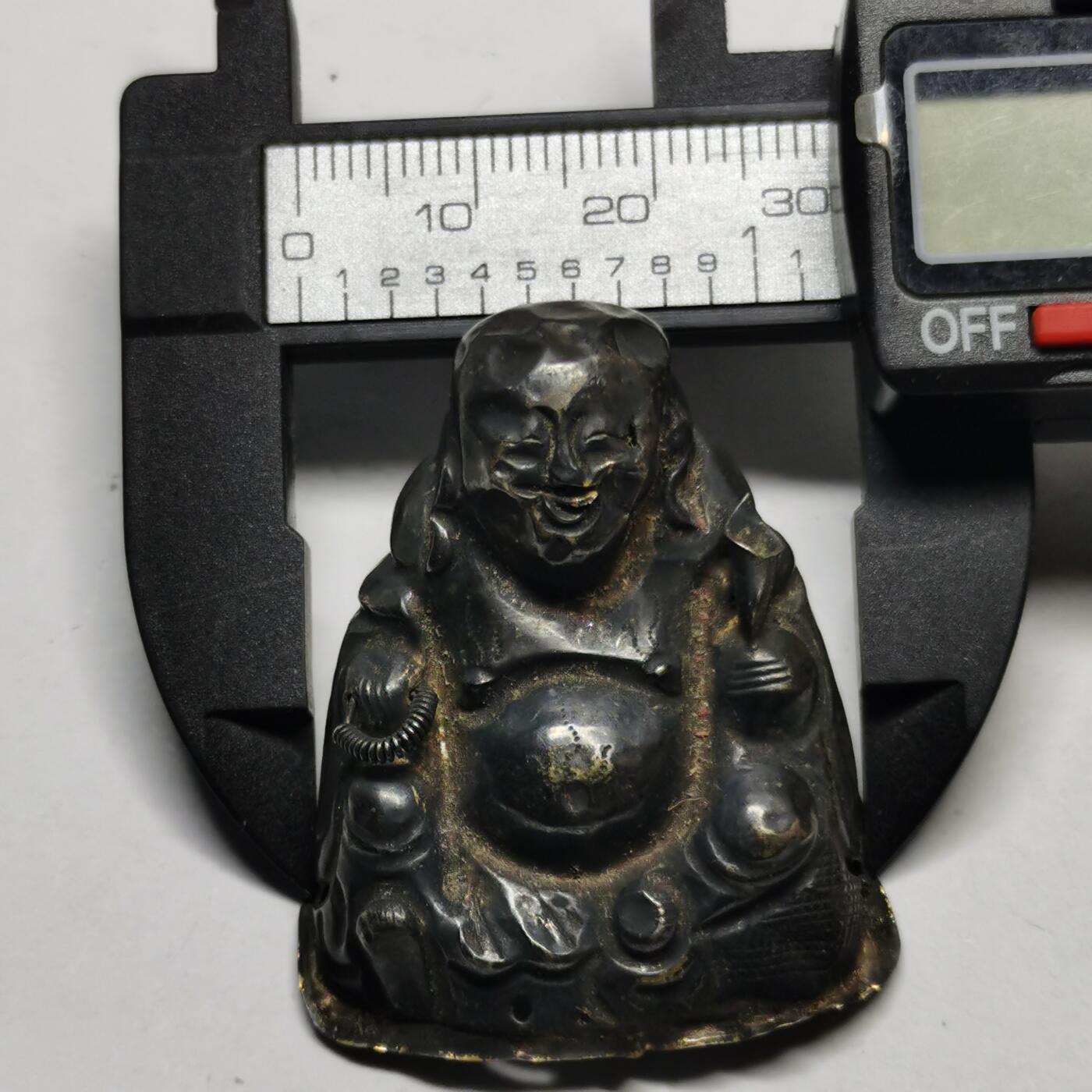 杂件专场91期 清代老银大号佛公，德记款