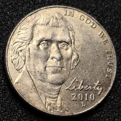 泉币菌-第156场-精品福利场 - 美国5美分 杰斐逊 直径21mm美洲币