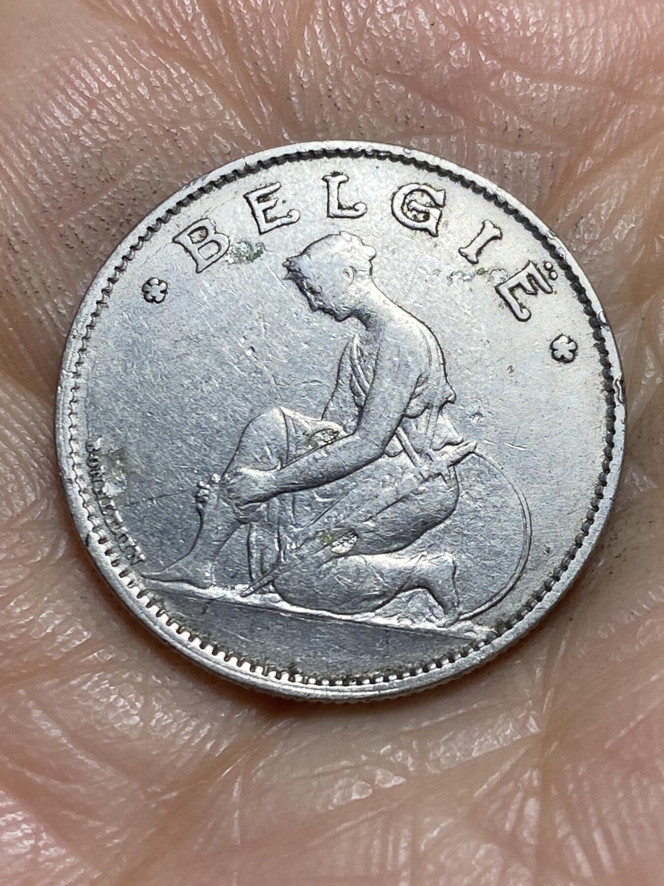 2026年第一场(总第一百七十场）外国好品散币场(免佣金) 比利时🇧🇪1923年1法郎(阿尔贝一世，荷语版)