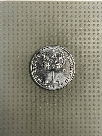 2025年第150场各国散币拍卖（总第150场） - 毛里塔尼亚2009年1乌吉亚