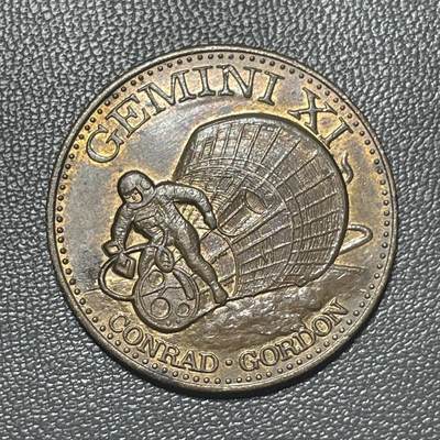 回流1228 - 美国1966年NASA双子座11号（Gemini XI）任务纪念章