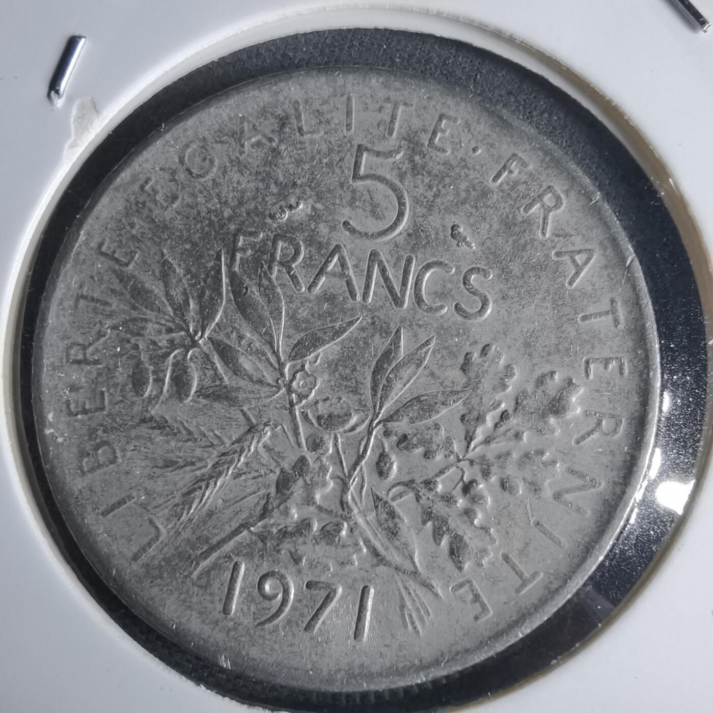 沼泽如烟--第949场 法国1971年5法郎