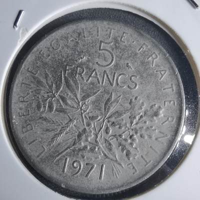 沼泽如烟--第949场 - 法国1971年5法郎