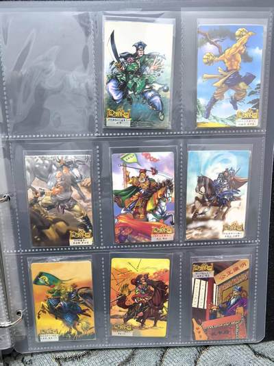 卡牌限时028期专场（24号晚21点30截拍） - 小浣熊食品卡，东北隋唐，8张小套，6张原袋卡，2张95品。