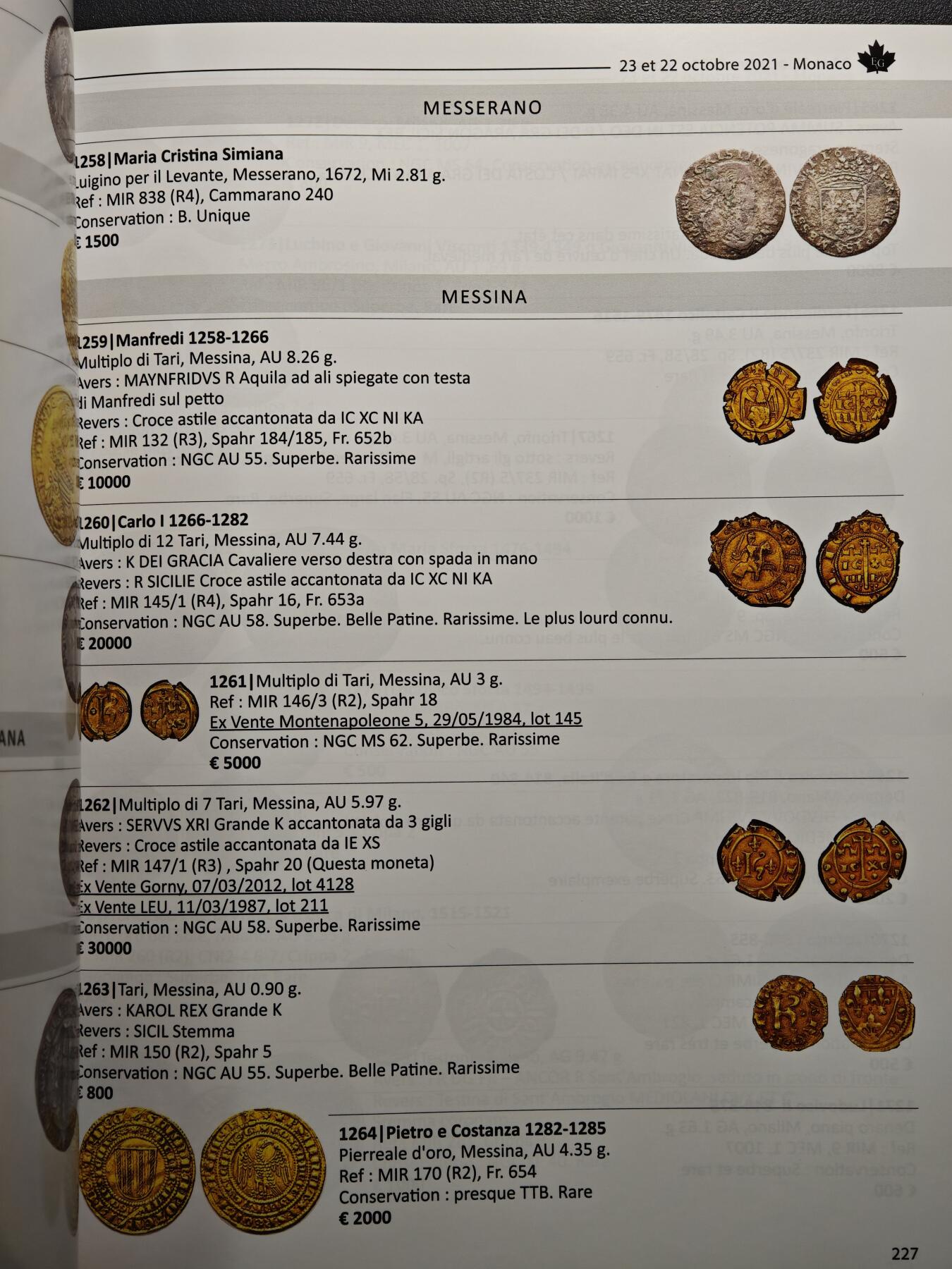 【德藏】世界币章拍卖第159期(元旦专场拍卖) 97新 2021年 MONACO钱币拍卖会图录 全彩铜板纸印刷 全书约368页