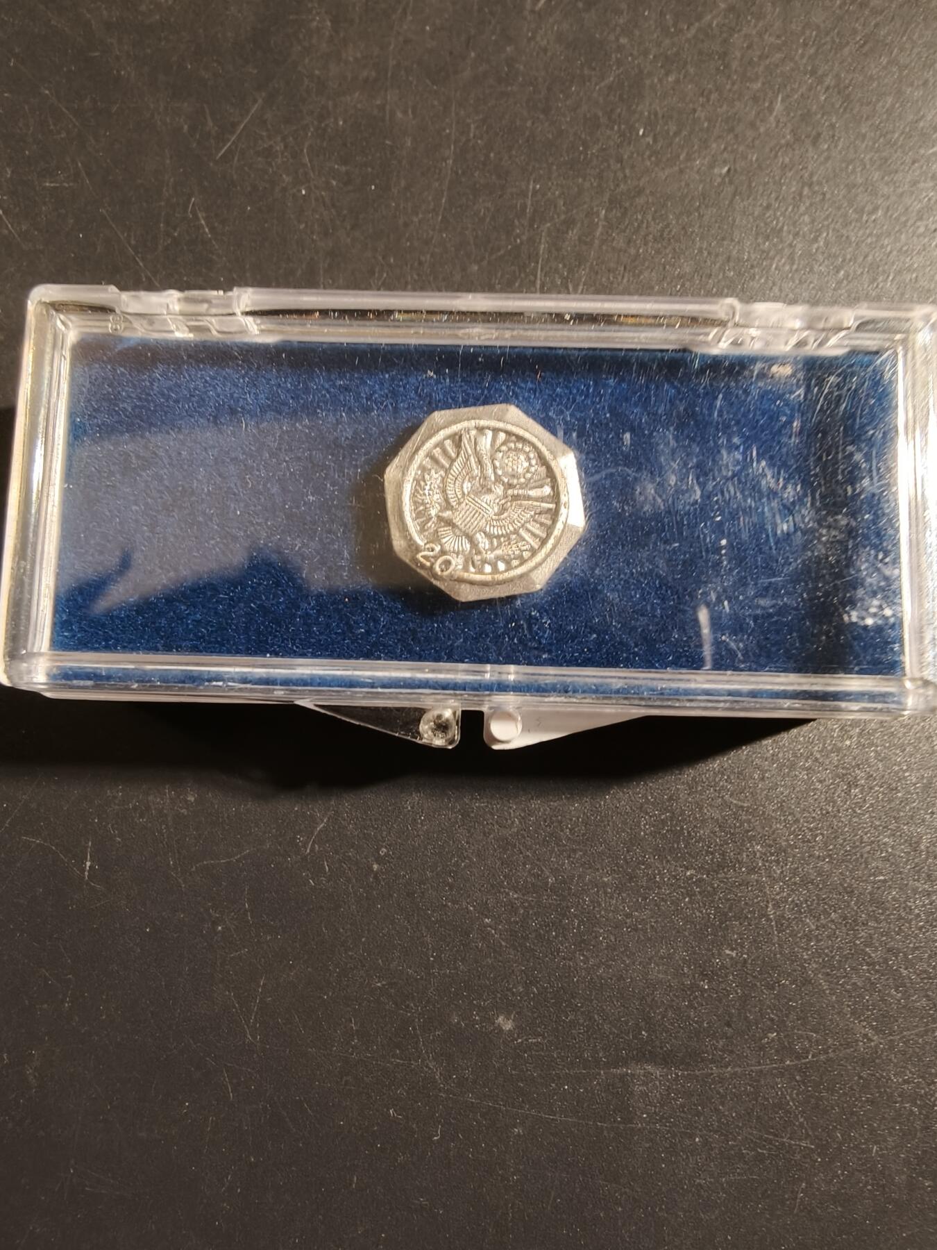 老王徽章第172期 美国联邦政府20周年服务证章    原盒