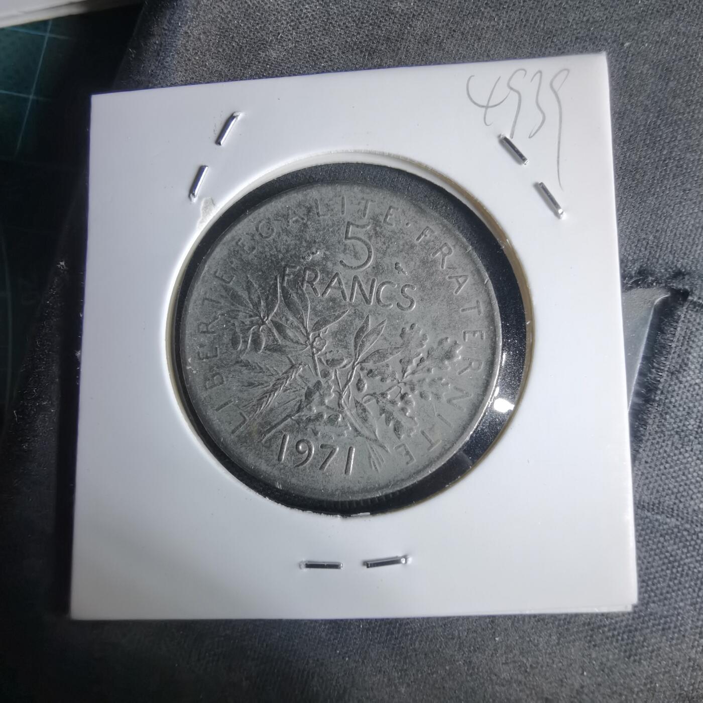 沼泽如烟--第949场 法国1971年5法郎