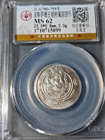 101期回流戒指饰品杂件纪念章丝路钱币专场 - 波斯萨珊王朝银币