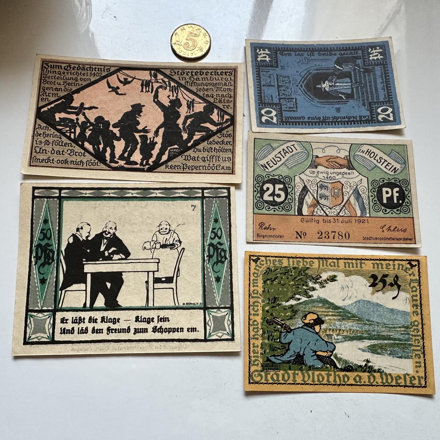 🌹外币初藏🌹🐯2025年第147场  每周二四六晚8️⃣点 接代拍 德国一战时期紧急币—14