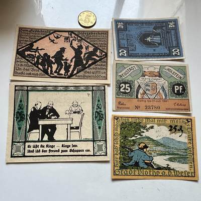 🌹外币初藏🌹🐯2025年第147场  每周二四六晚8️⃣点 接代拍 - 德国一战时期紧急币—14