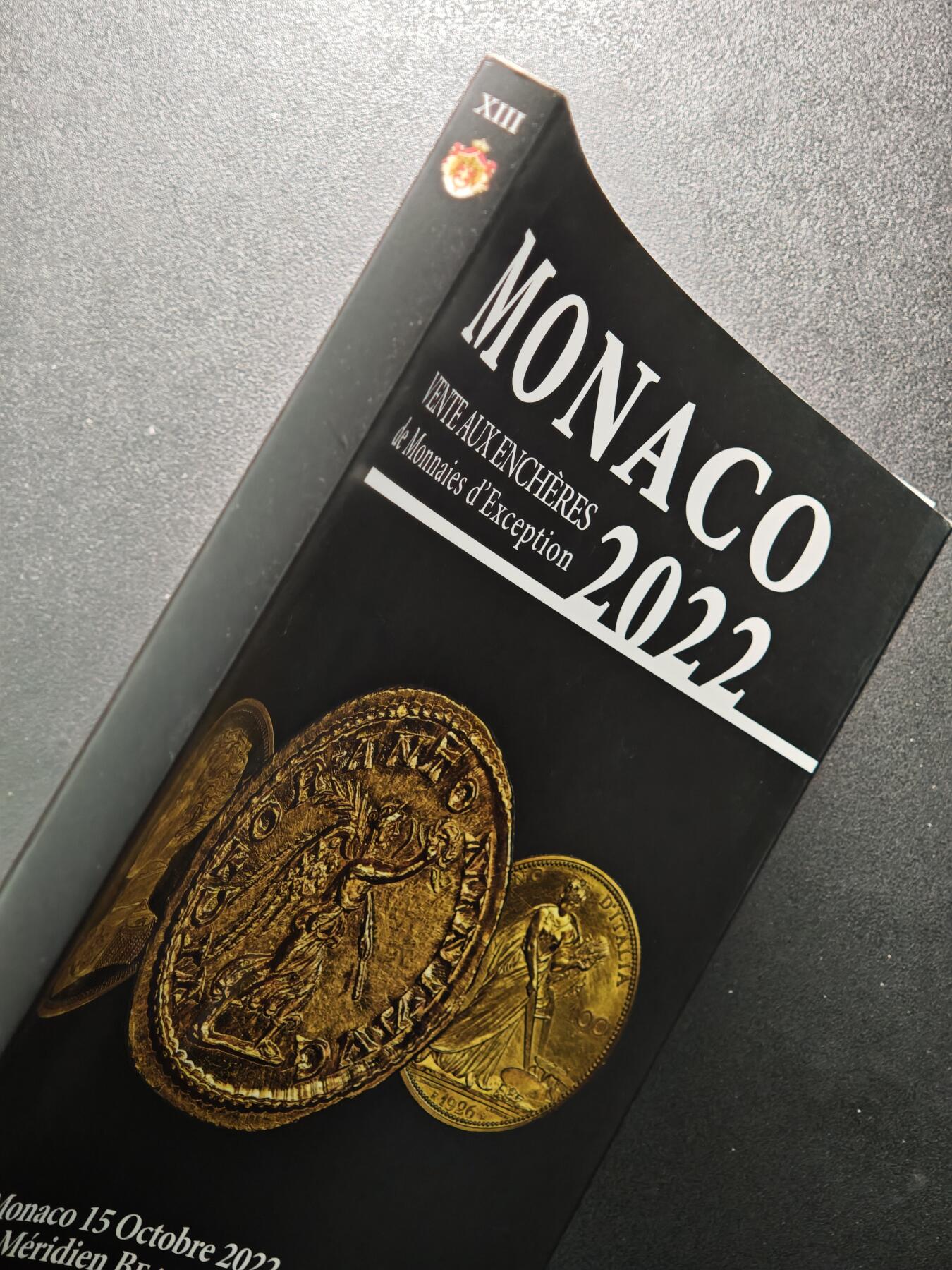 【德藏】世界币章拍卖第159期(元旦专场拍卖) 2022年 MONACO钱币拍卖会图录 全彩铜板纸印刷 全书约224页