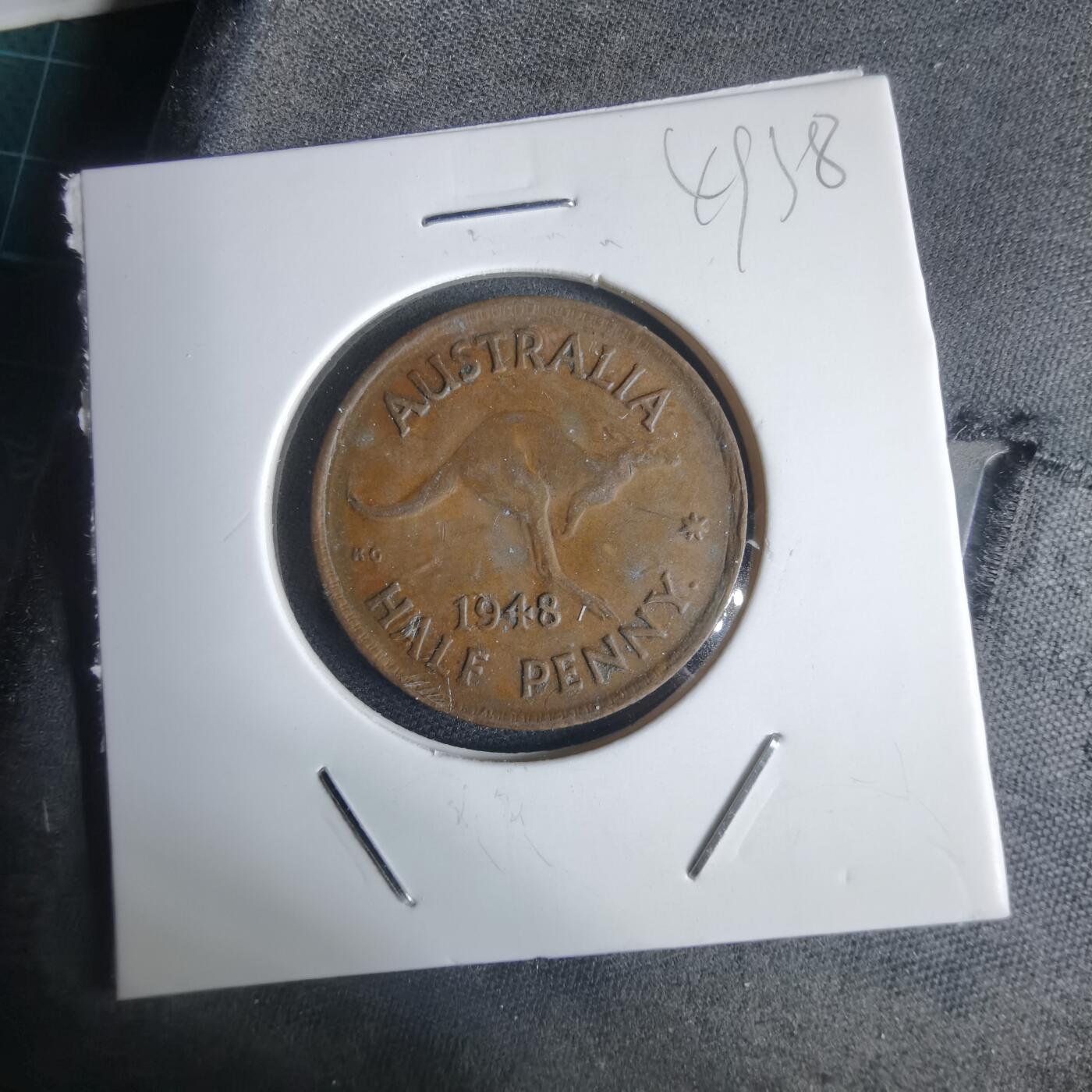 沼泽如烟--第949场 澳大利亚1948年半便士