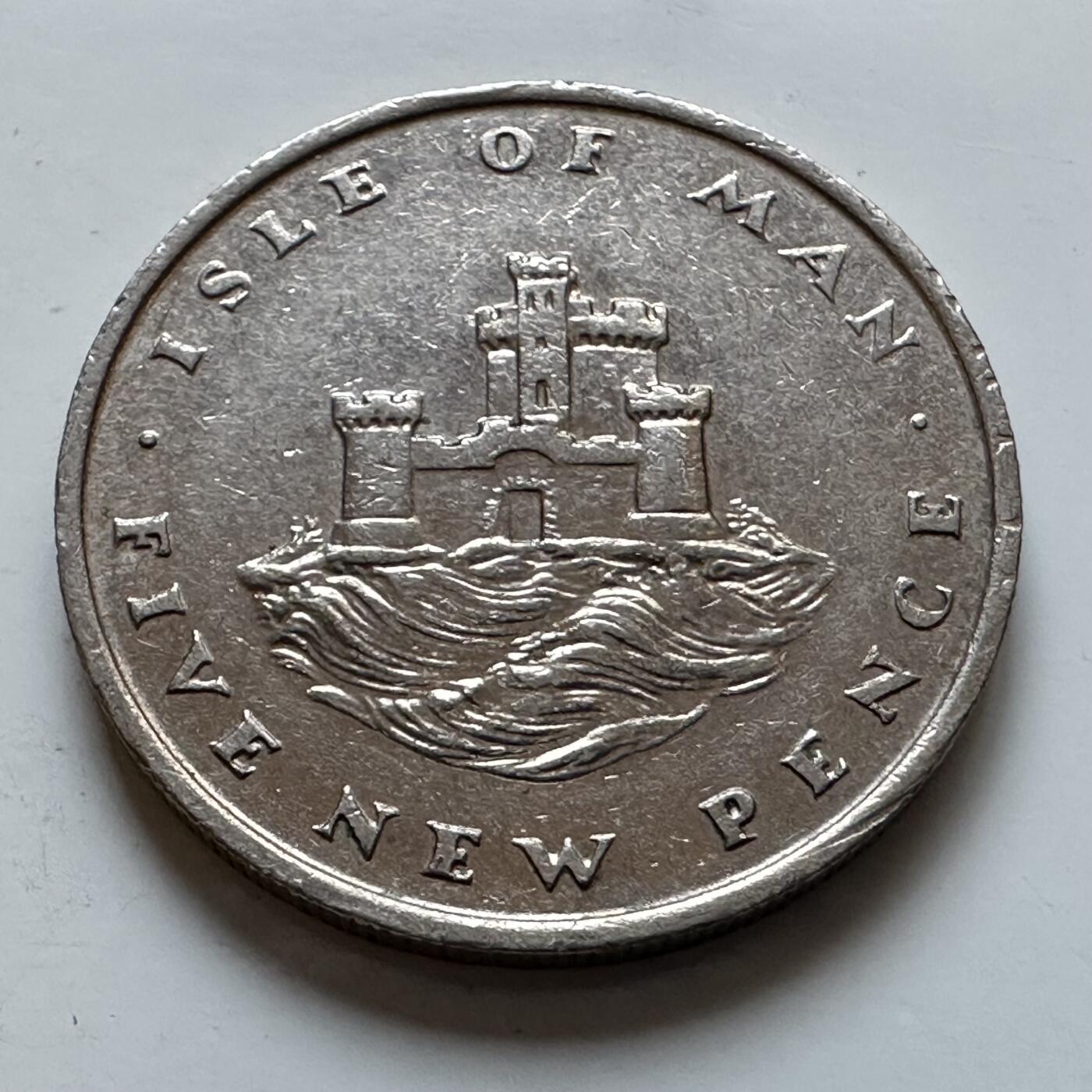 🌹外币初藏🌹🐯2025年第147场  每周二四六晚8️⃣点 接代拍 马恩岛1975年五便士