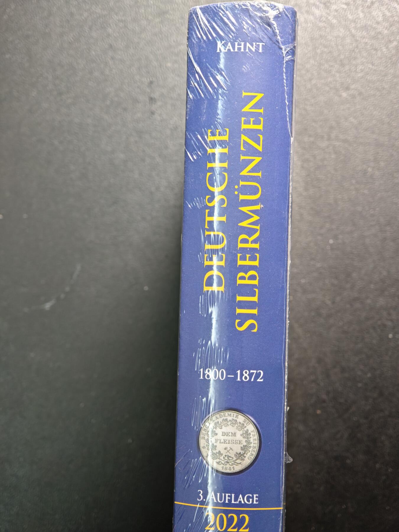【德藏】世界币章拍卖第159期(元旦专场拍卖) 全新未拆封 1800-1872年德国银币目录 从半泰勒到2泰勒 铜版纸印刷 全书约706页