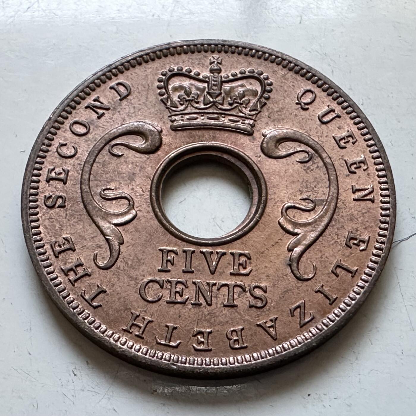 🌹外币初藏🌹🐯2025年第147场  每周二四六晚8️⃣点 接代拍 英属东非1963年五分