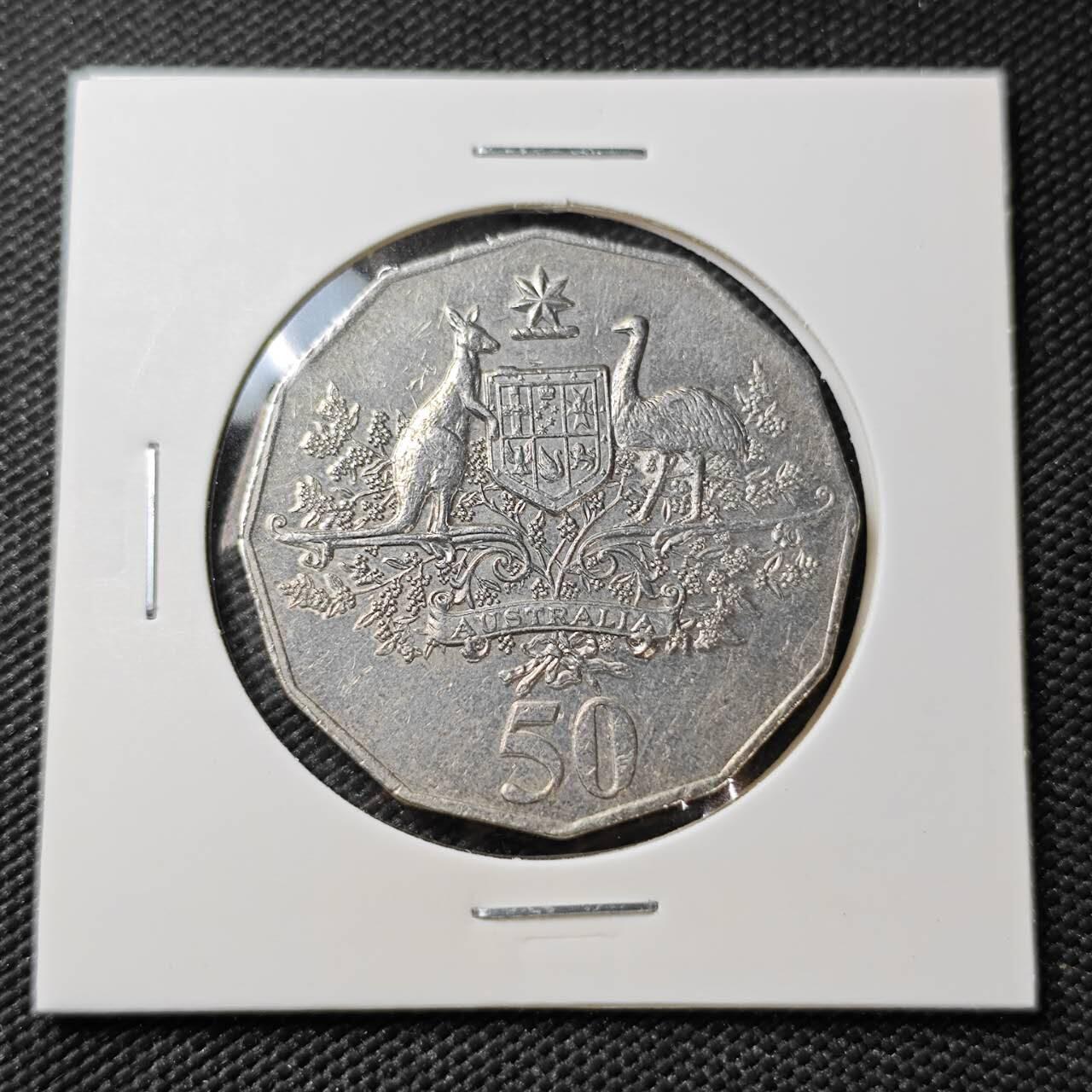 KK钱币收藏小铺 《套币 好品/批量散币专场》  2月预留时间 周末发货 2001  澳大利亚50便士纪念币