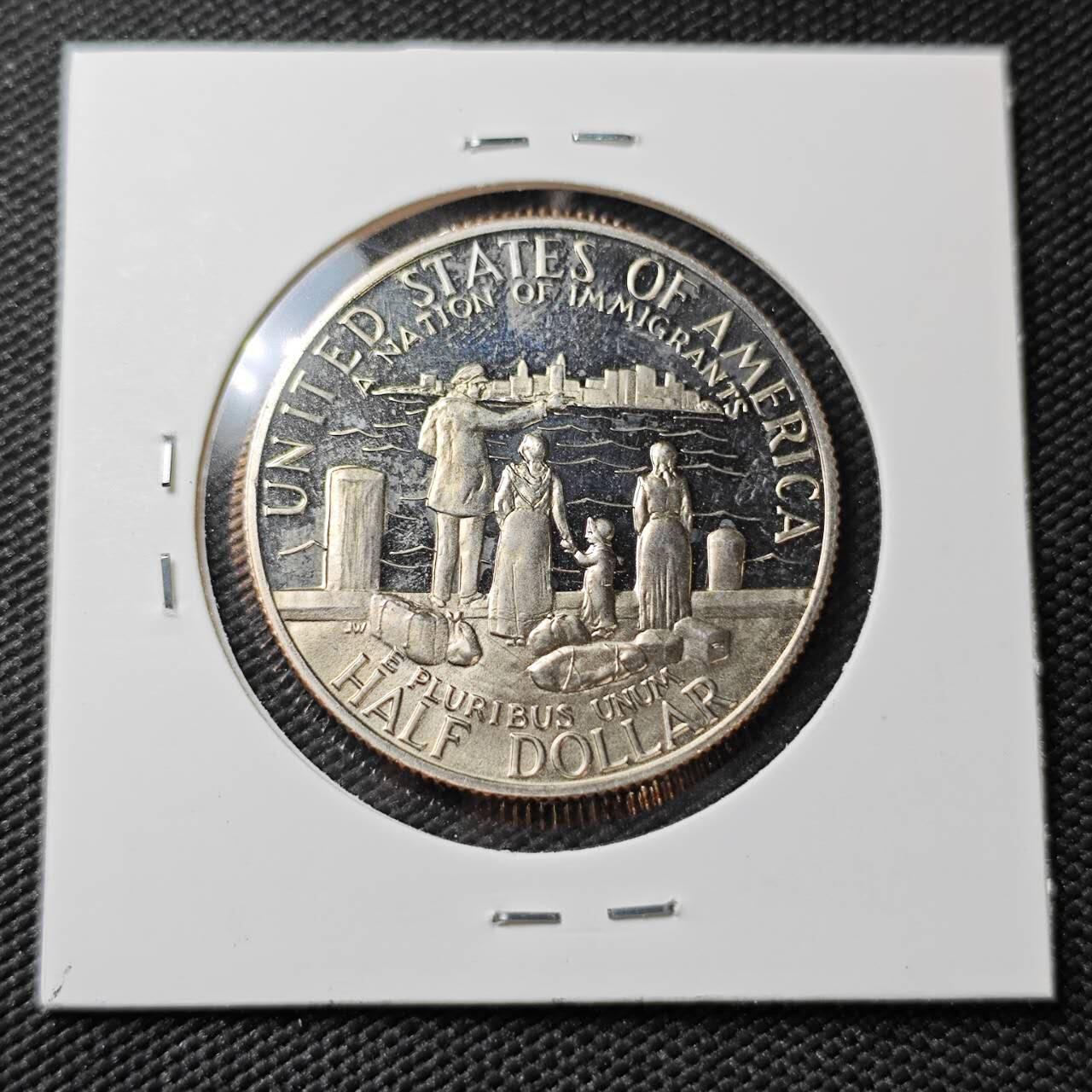 KK钱币收藏小铺 《套币 好品/批量散币专场》  2月预留时间 周末发货  1986美国50分精制纪念币