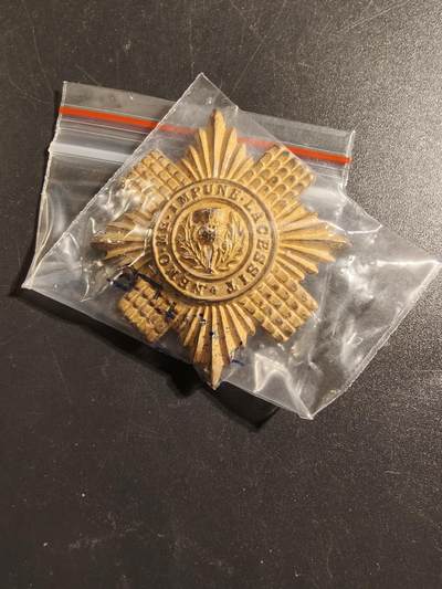 老王徽章第172期 - 英国苏格兰近卫步兵团帽徽    一战时期