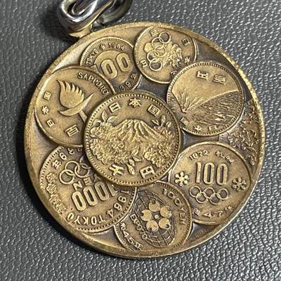 回流1228 - 融合日本纪念币元素的主题钥匙扣