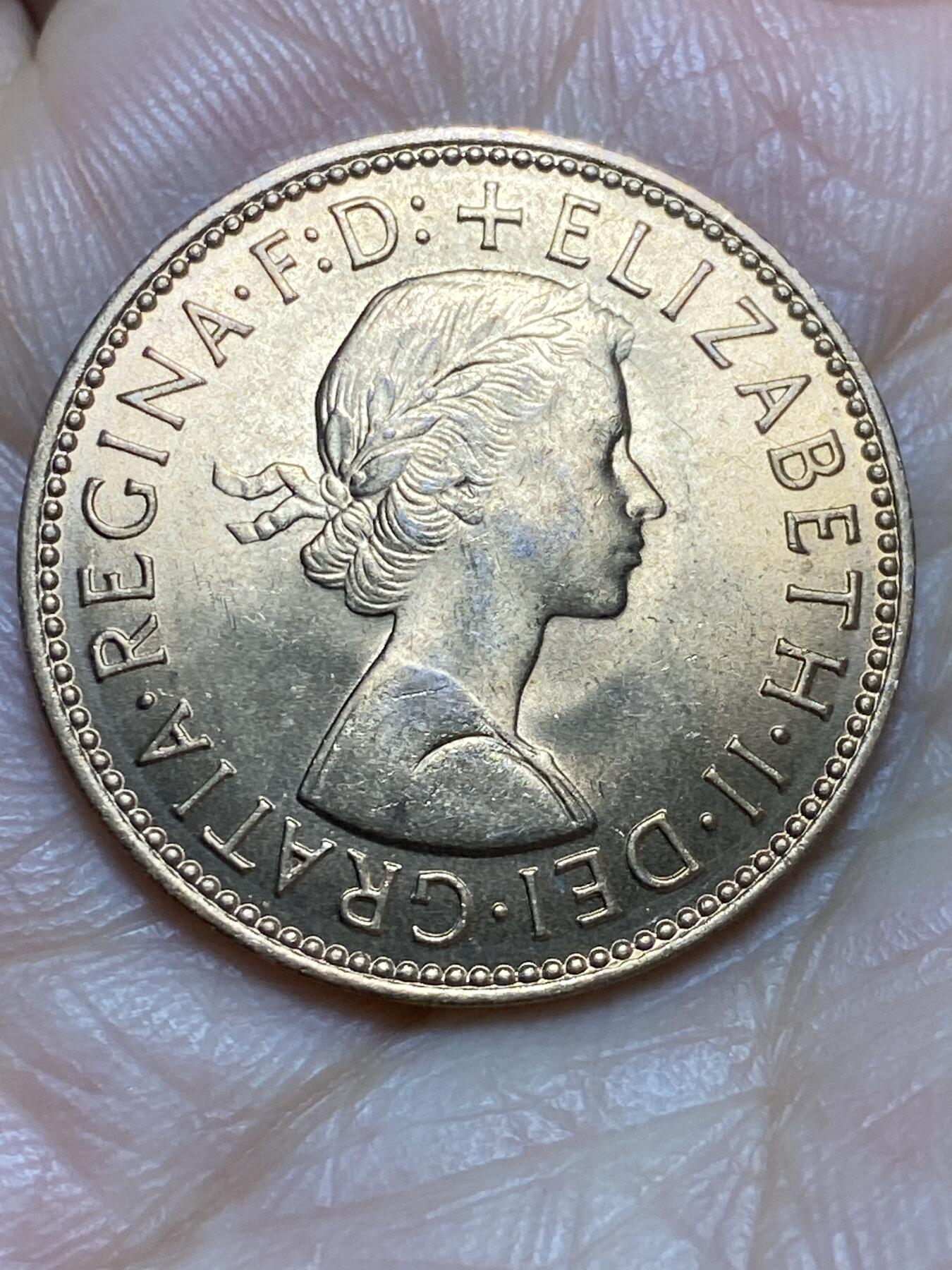 2026年第一场(总第一百七十场）外国好品散币场(免佣金) 原光好品–英国🇬🇧1967年半便士(伊丽莎白二世青年桂冠第二版，普制币关门年)