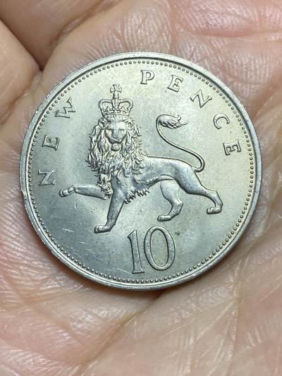 2026年第一场(总第一百七十场）外国好品散币场(免佣金) - 英国🇬🇧1968年10新便士(伊丽莎白二世中年花冠，十进制第一版首发年)