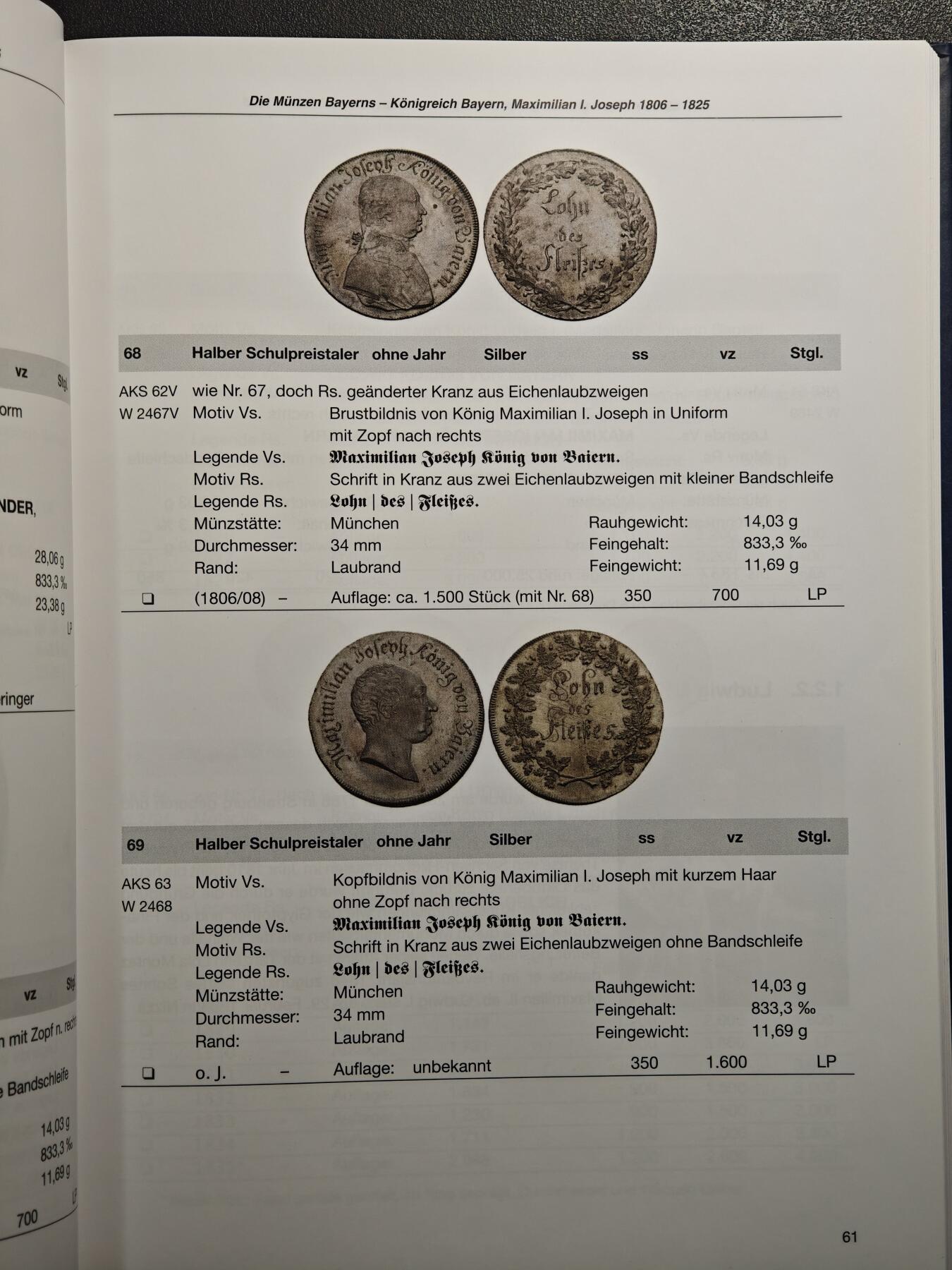 【德藏】世界币章拍卖第159期(元旦专场拍卖) 近乎全新 巴伐利亚1800-1925钱币目录 硬壳精装 全彩铜版纸印刷