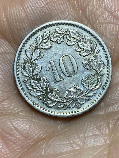 2026年第一场(总第一百七十场）外国好品散币场(免佣金) - 瑞士🇨🇭1969年10拉彭(第二版，B标伯尔尼造)