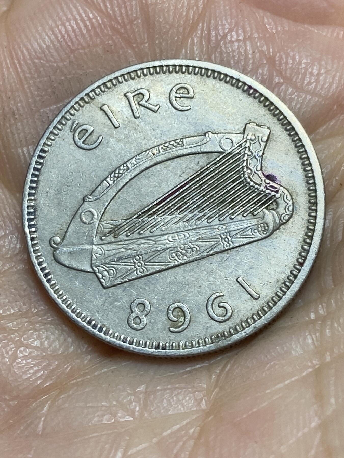 2026年第一场(总第一百七十场）外国好品散币场(免佣金) 爱尔兰🇮🇪1968年1先令(共和国时期第一套第二版)