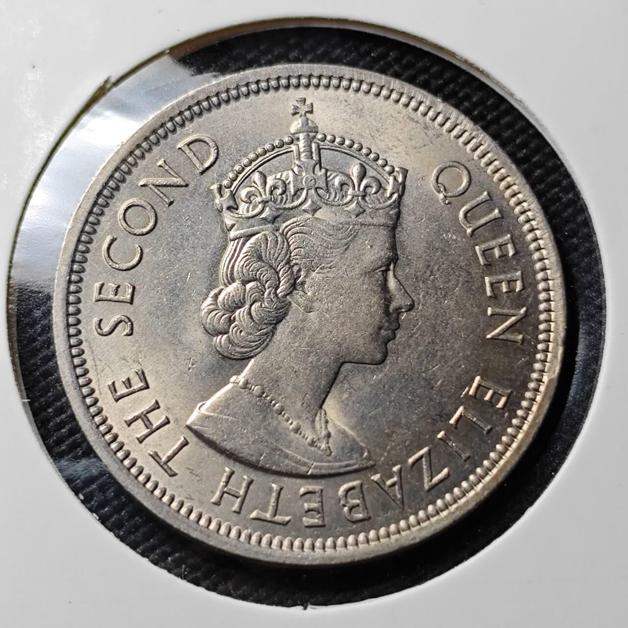 KK钱币收藏小铺 《套币 好品/批量散币专场》  2月预留时间 周末发货  1970香港大一元高冠女王 好品