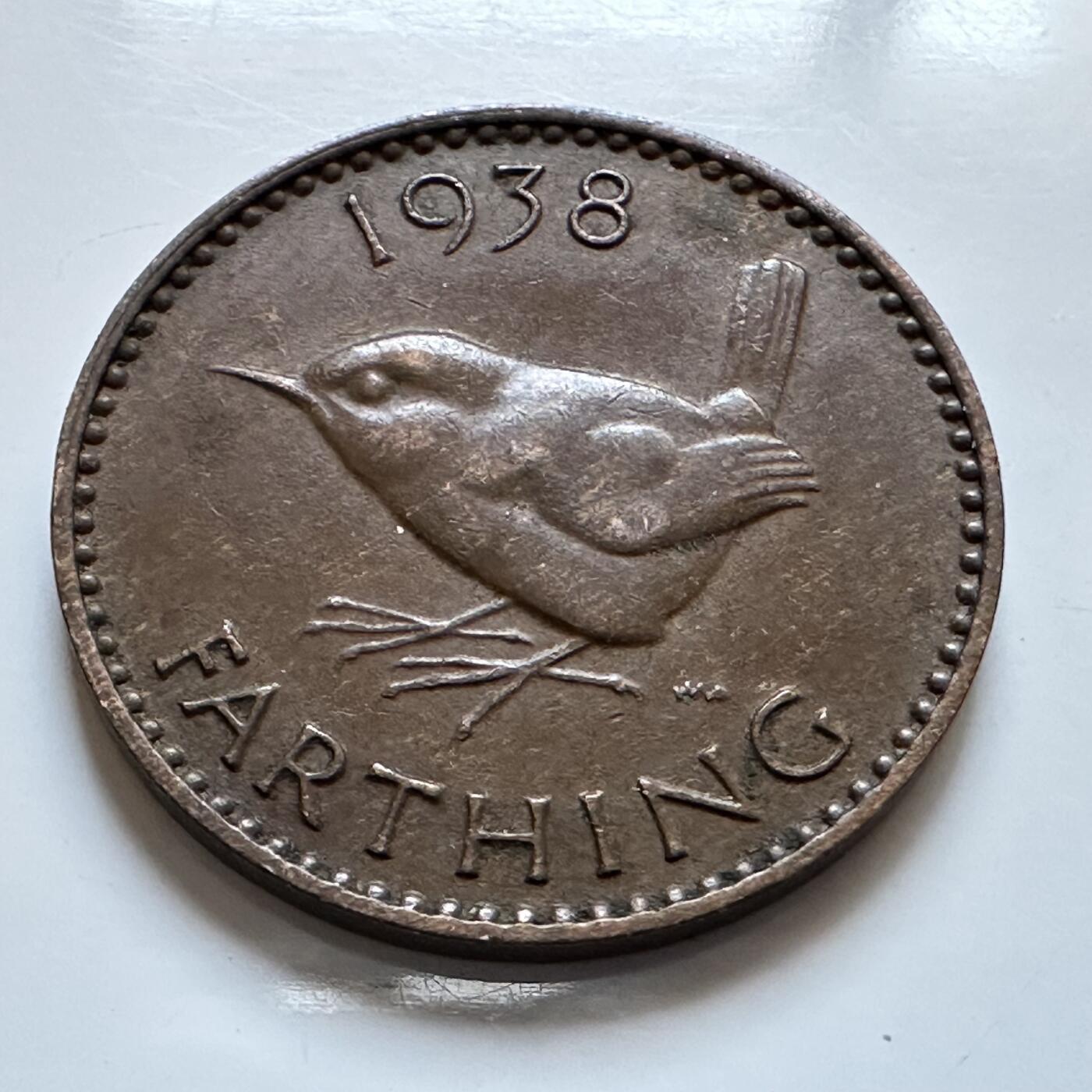 🌹外币初藏🌹🐯2025年第147场  每周二四六晚8️⃣点 接代拍 英国1938年一法新