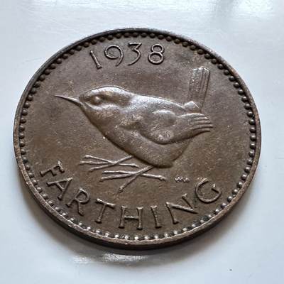 🌹外币初藏🌹🐯2025年第147场  每周二四六晚8️⃣点 接代拍 - 英国1938年一法新