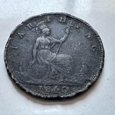 🌹外币初藏🌹🐯2025年第147场  每周二四六晚8️⃣点 接代拍 - 英国1860年一法新