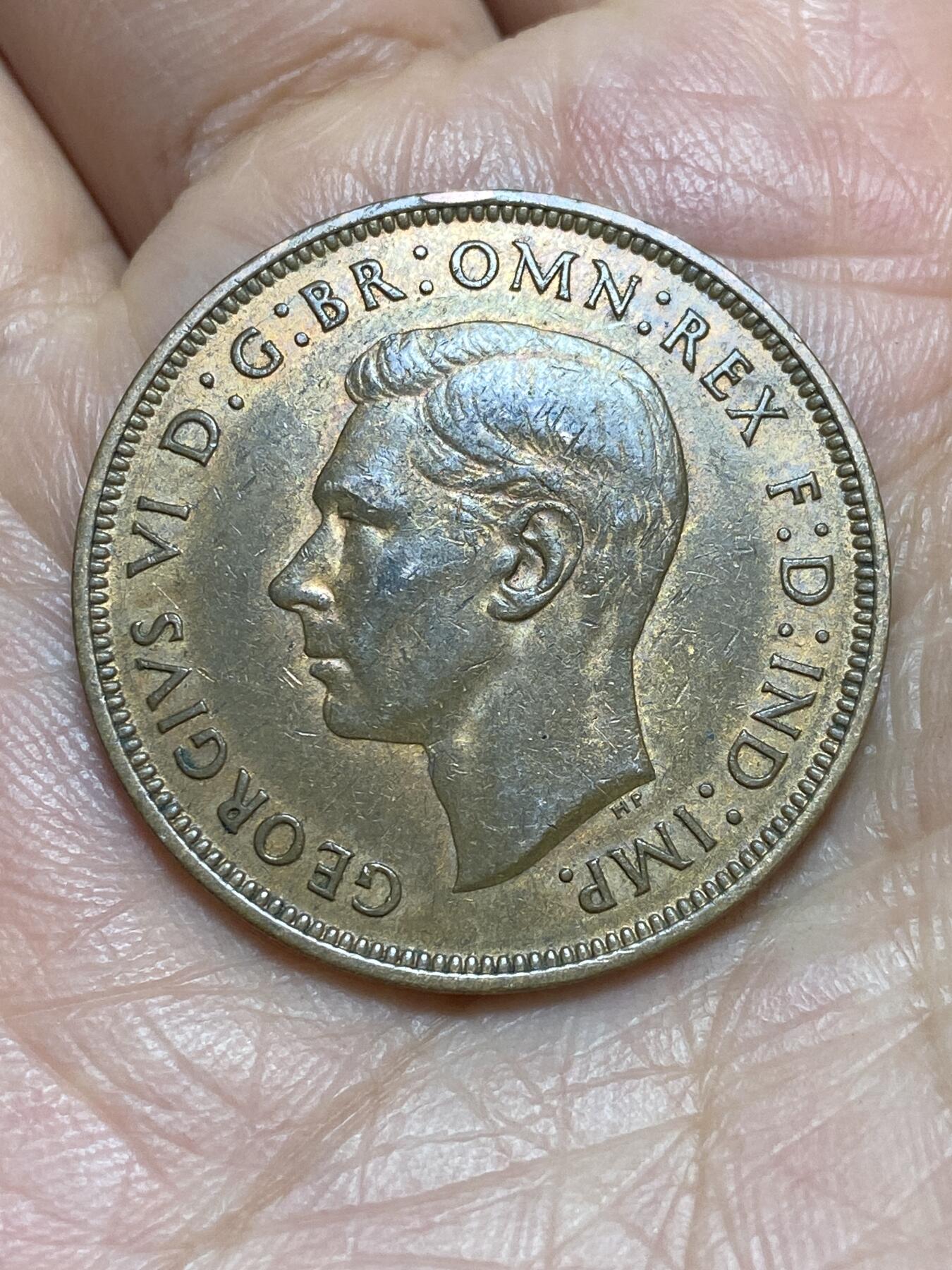 2026年第一场(总第一百七十场）外国好品散币场(免佣金) 英国🇬🇧1946年1便士(乔治六世第一版)