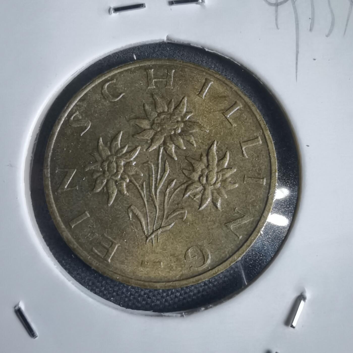 沼泽如烟--第949场 匈牙利1991年1先令