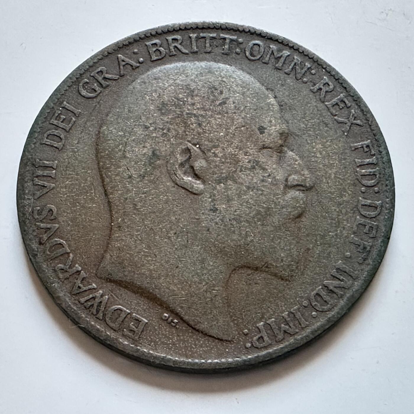 🌹外币初藏🌹🐯2025年第147场  每周二四六晚8️⃣点 接代拍 英国1908年一便士