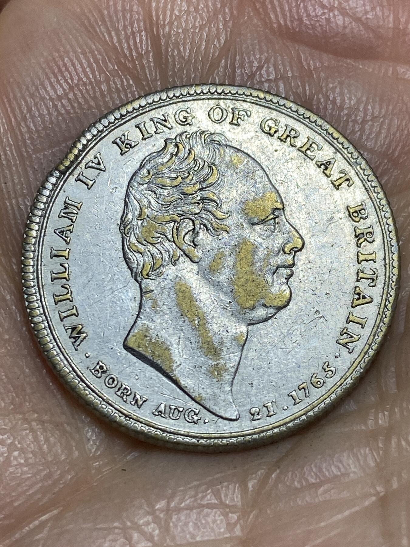 2026年第一场(总第一百七十场）外国好品散币场(免佣金) 英国🇬🇧威廉四世逝世生平事迹黄铜镀银纪念章(1765年8月21日出生，1830年6月26登基，1831年9月8日加冕，1832年《大改革法案》通过，1834年《废除奴隶制法案》生效，1837年6月20日去世，侄女维多利亚女王继位)