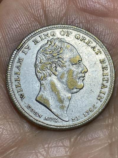 2026年第一场(总第一百七十场）外国好品散币场(免佣金) - 英国🇬🇧威廉四世逝世生平事迹黄铜镀银纪念章(1765年8月21日出生，1830年6月26登基，1831年9月8日加冕，1832年《大改革法案》通过，1834年《废除奴隶制法案》生效，1837年6月20日去世，侄女维多利亚女王继位)