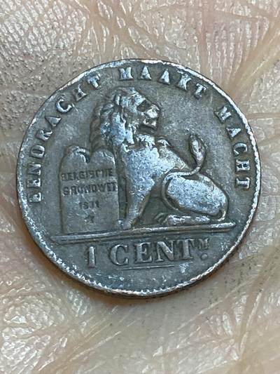 2026年第一场(总第一百七十场）外国好品散币场(免佣金) - 比利时🇧🇪1907年1分(利奥波德二世时期，荷语版)