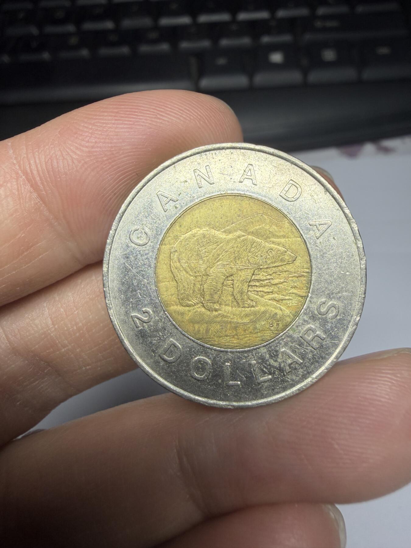 2025年集古藏今外币拍卖第十一期-第5场—（总第295拍），可以寄存60天，满160元包邮。 1996年加拿大2元