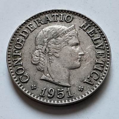 🌹外币初藏🌹🐯2025年第147场  每周二四六晚8️⃣点 接代拍 - 瑞士1951年10分