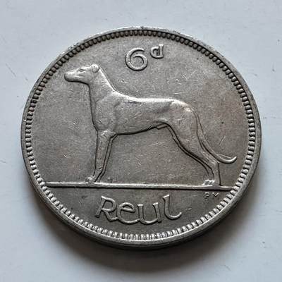 🌹外币初藏🌹🐯2025年第147场  每周二四六晚8️⃣点 接代拍 - 爱尔兰1945年六便士