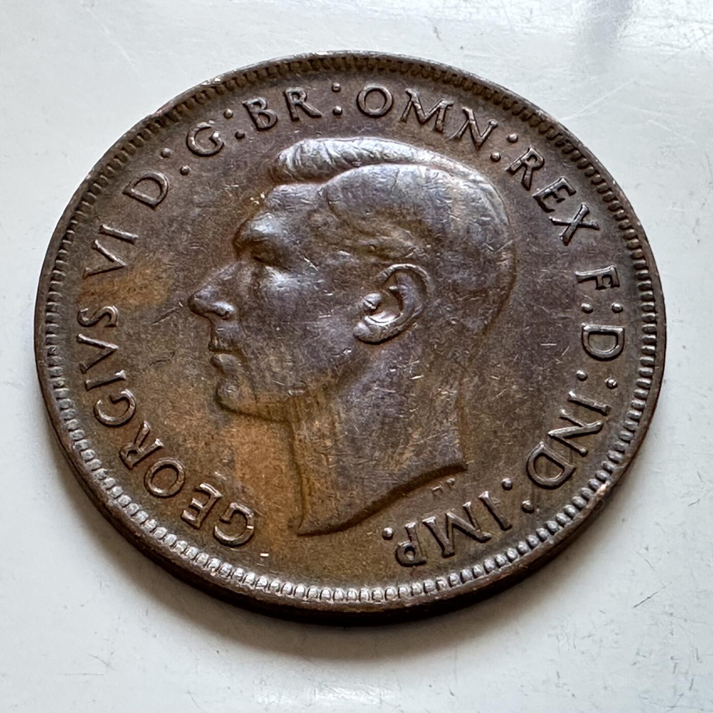 🌹外币初藏🌹🐯2025年第147场  每周二四六晚8️⃣点 接代拍 澳大利亚1943年一便士