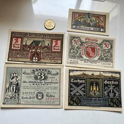 🌹外币初藏🌹🐯2025年第147场  每周二四六晚8️⃣点 接代拍 - 德国一战时期紧急币—8