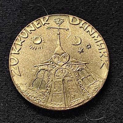 【全场包邮】纯粹捡漏拍490场（免费代拍第27场） - 丹麦1992年20克朗女王银婚纪念币