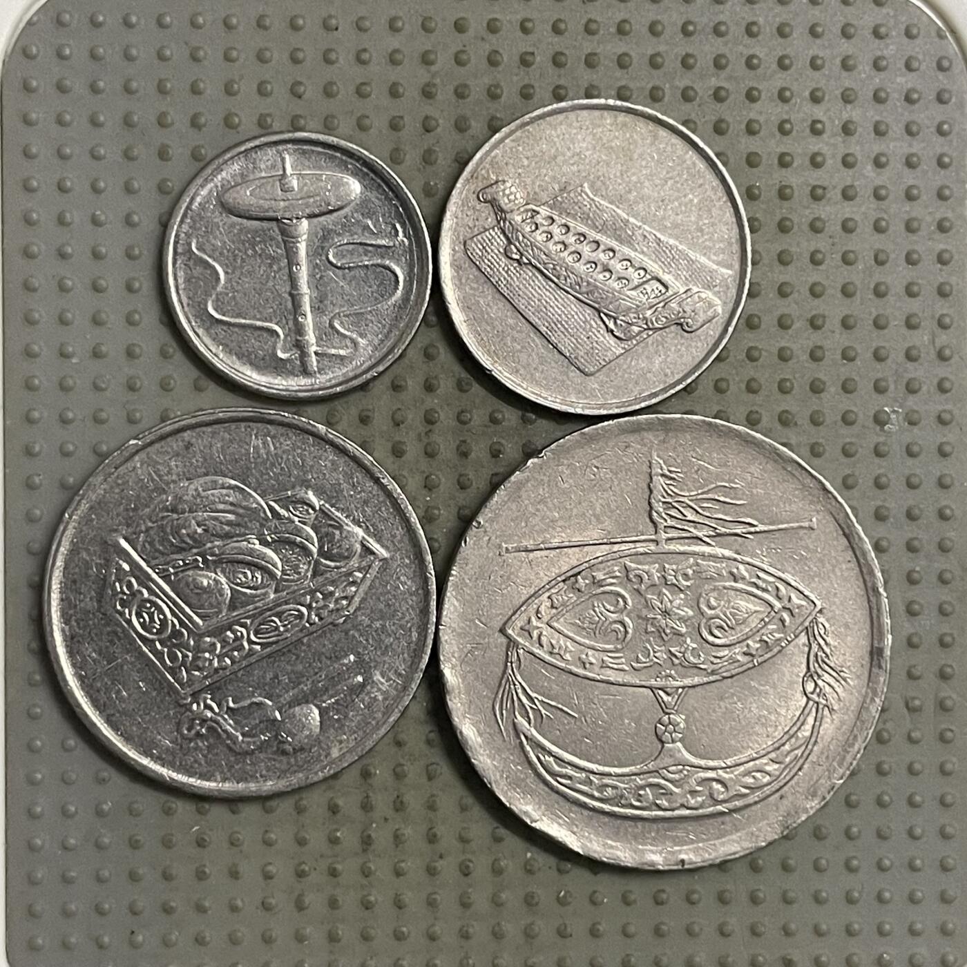 2025年第149场各国散币拍卖（总第149场） 马来西亚民俗版4枚